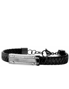 Men's Bracelet Police PJ26046BLU.03 Leather 19 cm