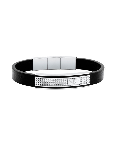 Men's Bracelet Police PJ26194BLB.01 Leather 19 cm