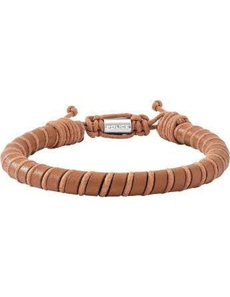 Men's Bracelet Police PJ26486BLC.03 Leather 19 cm