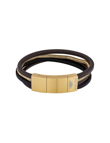 Men's Bracelet Police PJ26551BSG.02 Leather 19-21 cm