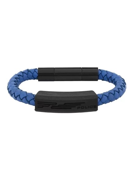 Men's Bracelet Police PJ26492BLN.01 Leather 19 cm