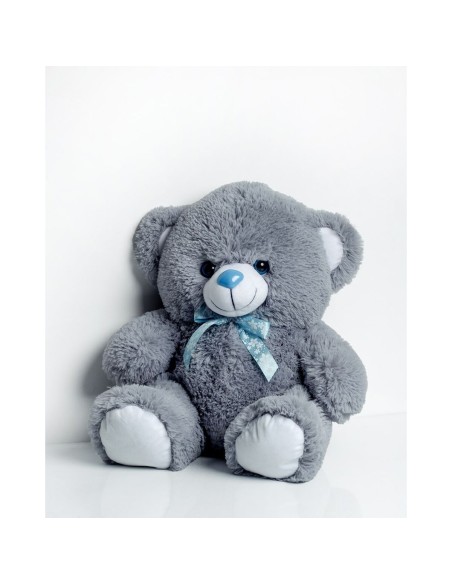 Teddy Bear GO GIFT TOMMY 65 GR Grey Plush 65 cm