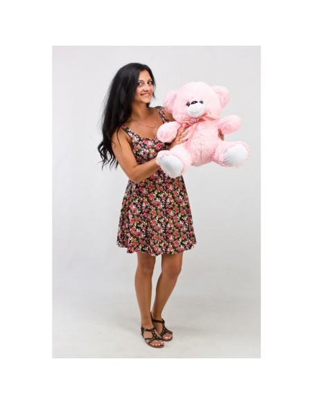 Teddy Bear GO GIFT TOMMY 65 PK Pink Plush 65 cm