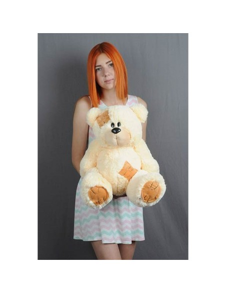 Teddy Bear GO GIFT TEDDY 60 CR Cream Plush 60 cm