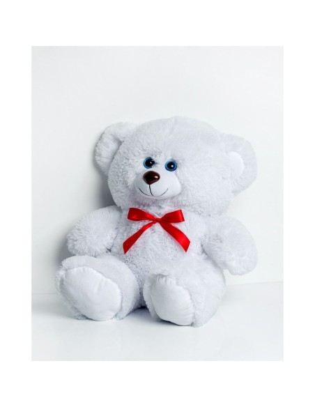 Teddy Bear GO GIFT TOMMY 65 WH White Plush 65 cm