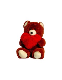 Teddy Bear GO GIFT FRANK 50 BR Brown Plush Heart 50 cm