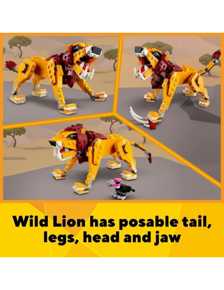 Playset Lego 31112 Lion