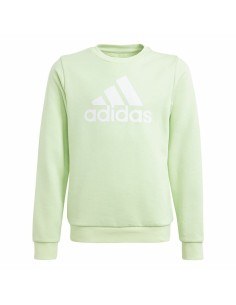 Sweatshirt without Hood Adidas Essentials Green