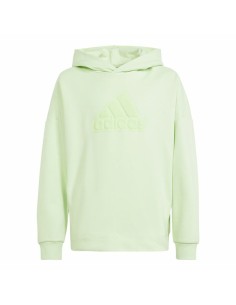 Hooded Sweatshirt for Girls Adidas U Future Icons Lime green Light Green