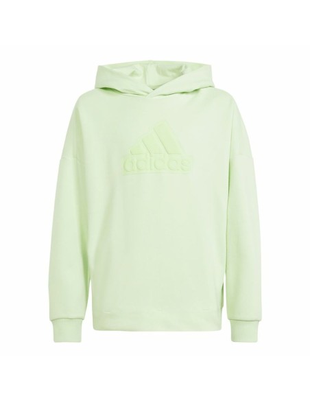 Hooded Sweatshirt for Girls Adidas U Future Icons Lime green Light Green