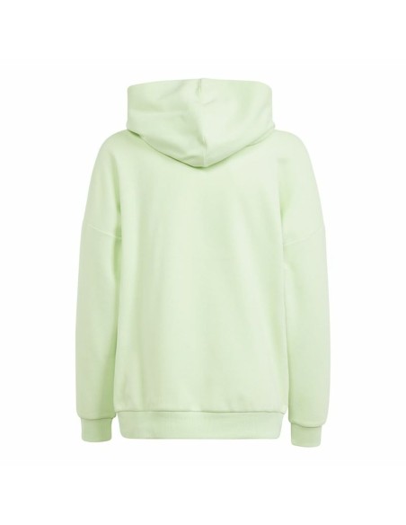 Hooded Sweatshirt for Girls Adidas U Future Icons Lime green Light Green
