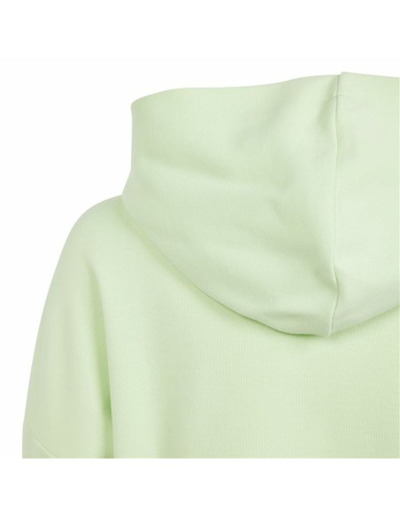 Hooded Sweatshirt for Girls Adidas U Future Icons Lime green Light Green