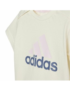 Sports Outfit for Baby Adidas Conjunto adidas Bl Cotton Set Infantil Pink Lavendar 2