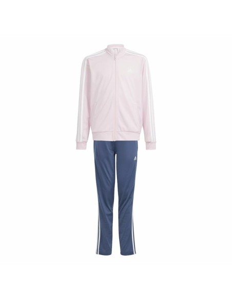 Children's Tracksuit Bottoms Adidas 3Stripes Pink