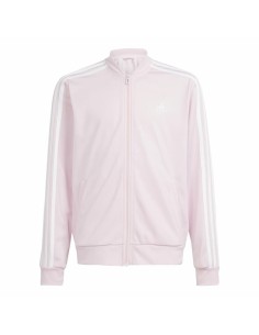 Children's Tracksuit Bottoms Adidas 3Stripes Pink 2