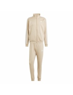 Children's Tracksuit Bottoms Adidas 3Stripes Beige Light brown