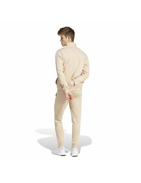 Children's Tracksuit Bottoms Adidas 3Stripes Beige Light brown