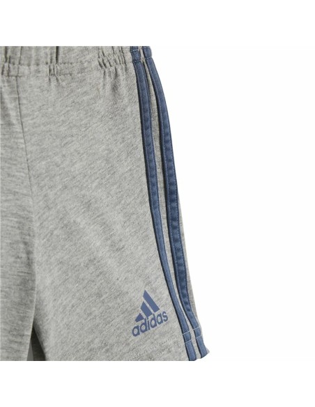 Sports Outfit for Baby Adidas I Lin Co Set Infantil Blue Grey Multicolour