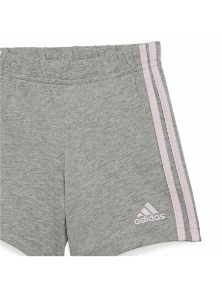 Sports Outfit for Baby Adidas I Lin Co Set Grey Pink
