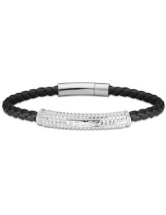 Men's Bracelet Police PEJGB2119601 Leather 19 cm