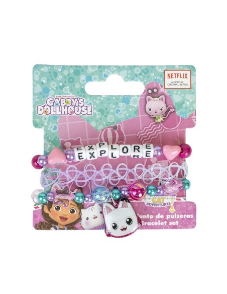 Girl's Bracelet Gabby's Dollhouse 3 Pieces