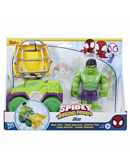 Playset Hasbro Spidey Hulk Wrecker Truck Set