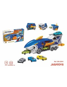 Vehicle Carrier Truck 3 cars Shark 33 x 11 x 7 cm 2