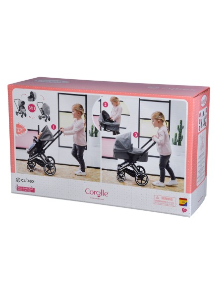 Doll Stroller Corolle Cybex 3 in1 Pram (62 x 70 x 40,5 cm)