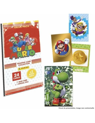 Pack of stickers Panini Super Mario Trading Cards (FR)