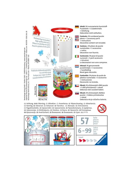 Puzzle Ravensburger Iceland: Kirkjuffellsfoss  3D (54 Pieces)