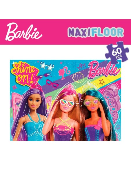 Puzzle Barbie MaxiFloor 60 Pieces 70 x 1,5 x 50 cm