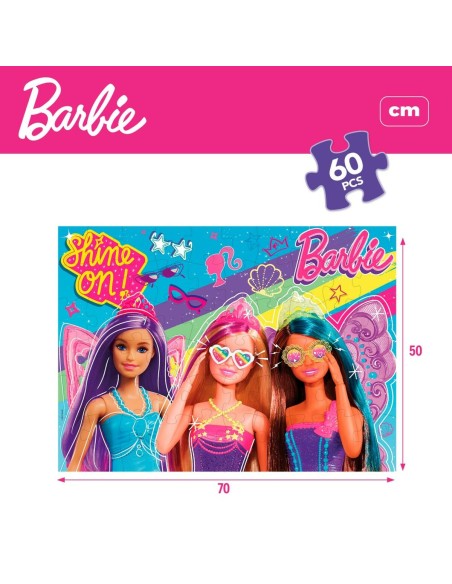 Puzzle Barbie MaxiFloor 60 Pieces 70 x 1,5 x 50 cm