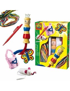 Educational Game SES Creative Tricotin  With yarns of different colors Multicolour (1 Piece)