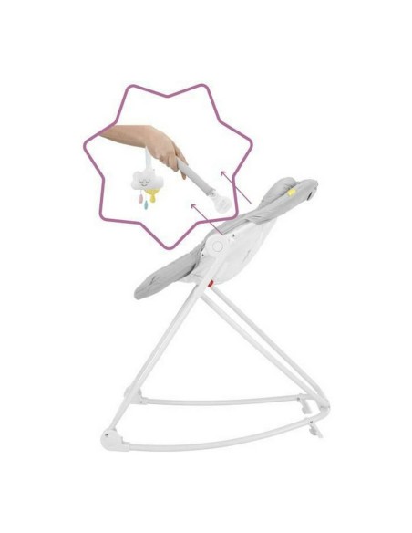 Baby Hammock Badabulle Compact'up High Grey