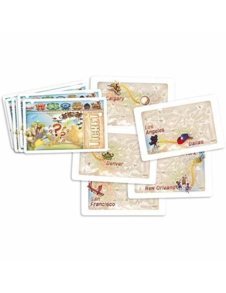 Board game Asmodee Rail Adventurers : My First Voyage (FR) Black Blue White Green