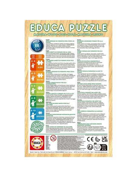 2-Puzzle Set Mickey Mouse 19287 16 Pieces 36 cm