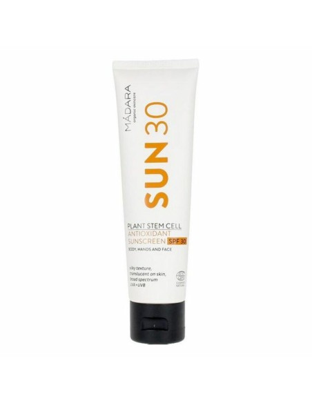 Facial Sun Cream Plant Stem Cell Mádara Spf 30 (100 ml) (100 ml) (Unisex)