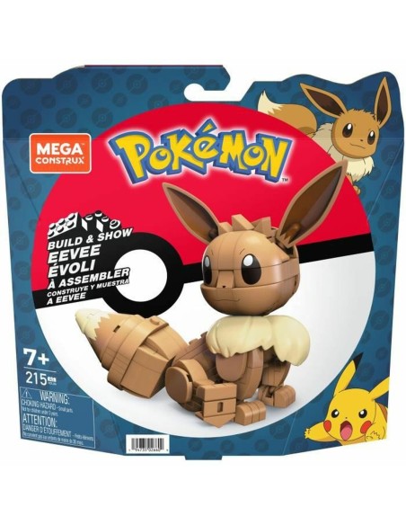 Jointed Figure Mega Construx  Eevee Medium + 7 Years 215 Pieces