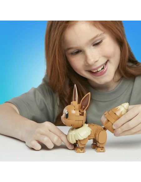 Jointed Figure Mega Construx  Eevee Medium + 7 Years 215 Pieces