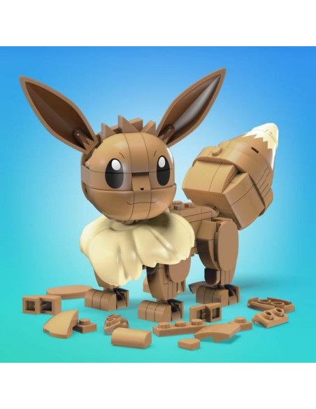 Jointed Figure Mega Construx  Eevee Medium + 7 Years 215 Pieces