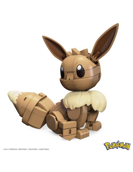 Jointed Figure Mega Construx  Eevee Medium + 7 Years 215 Pieces