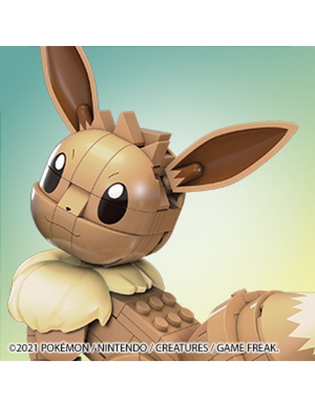 Jointed Figure Mega Construx  Eevee Medium + 7 Years 215 Pieces