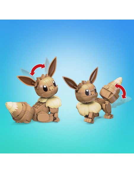 Jointed Figure Mega Construx  Eevee Medium + 7 Years 215 Pieces