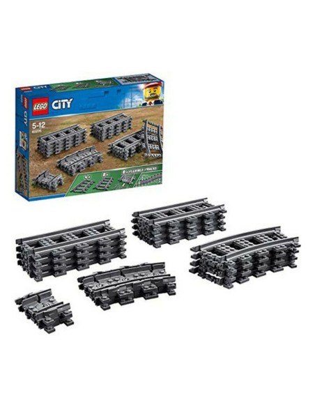 Playset   Lego City 60205 Rail Pack         20 Pieces  