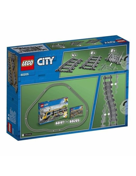 Playset   Lego City 60205 Rail Pack         20 Pieces  