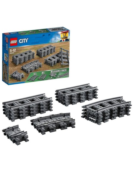 Playset   Lego City 60205 Rail Pack         20 Pieces  