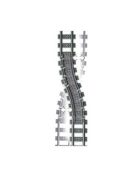 Playset   Lego City 60205 Rail Pack         20 Pieces  