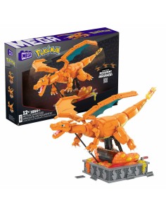Construction kit Pokémon Mega Construx -  Motion Charizard 1664 Pieces