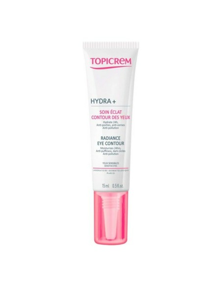Eye Area Cream Topicrem Radiance Hydra+ 15 ml