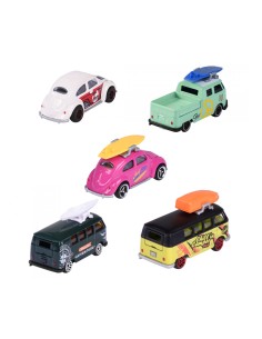Vehicle Playset Majorette Volkswagen Originals (5 Pieces)